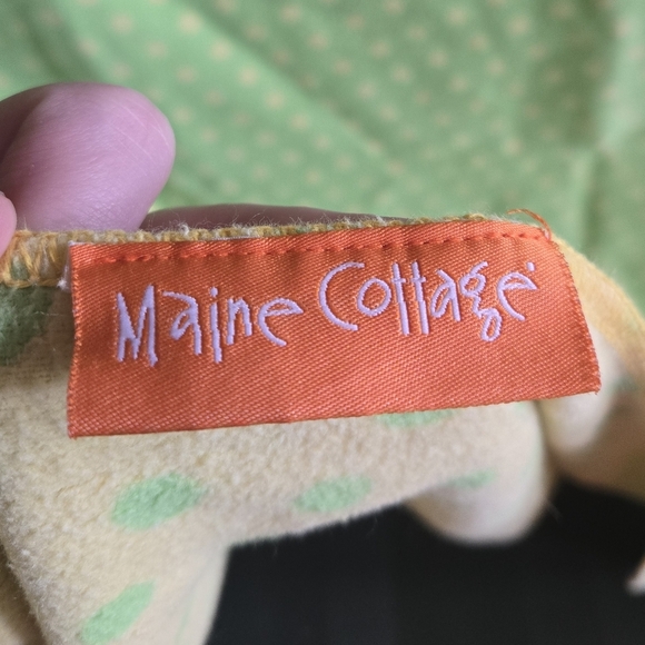 Pine Cone Hill Green and Yellow Polkadot Blanket - Picture 3 of 6